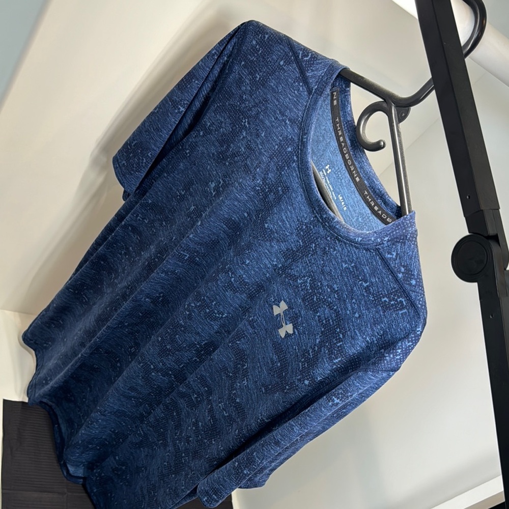 Under Armour Threadborne Blue Tee - image 5